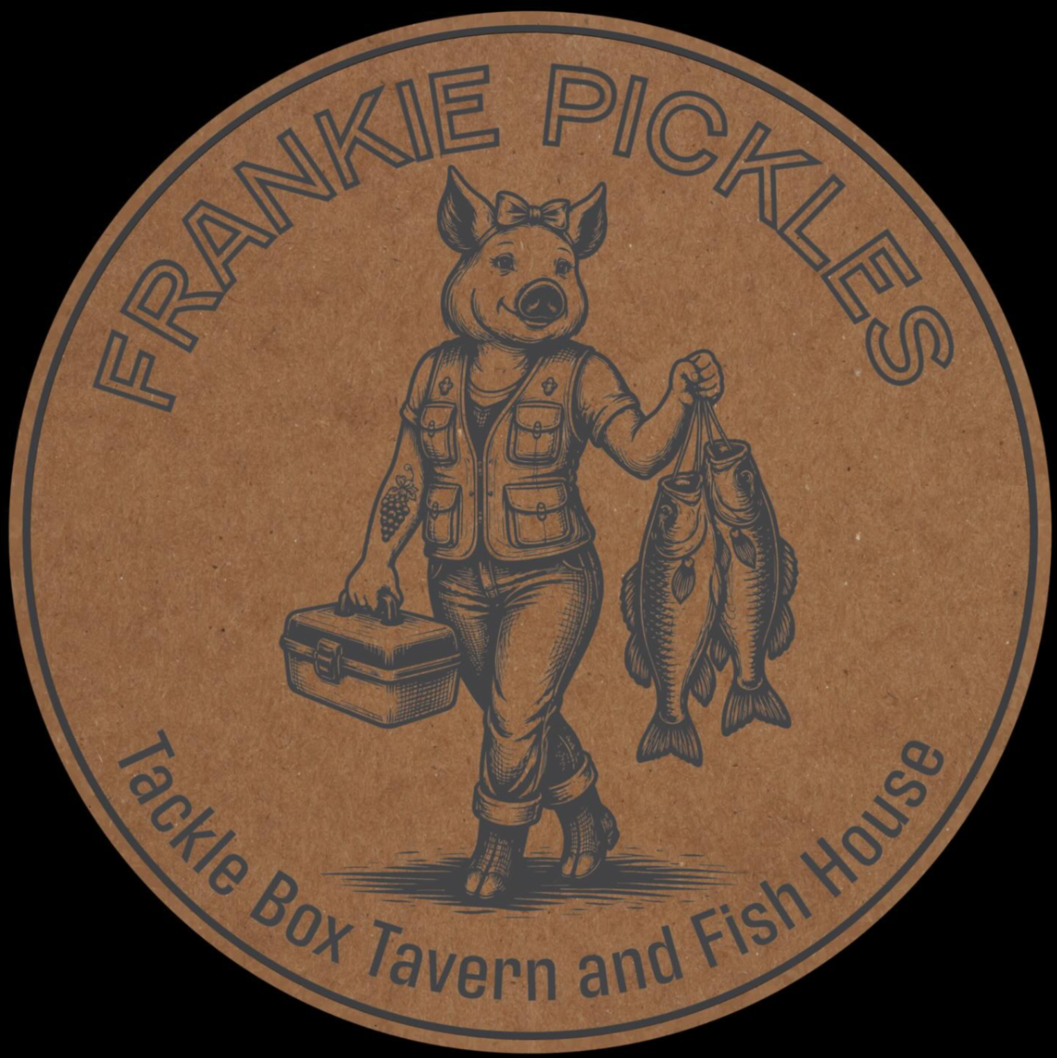 Frankie Pickles Tackle Box Tavern and Fish House logo